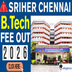 SRIHER B.Tech Fee Structure 2026–27 Out; Annual Fees Up by ~6%
